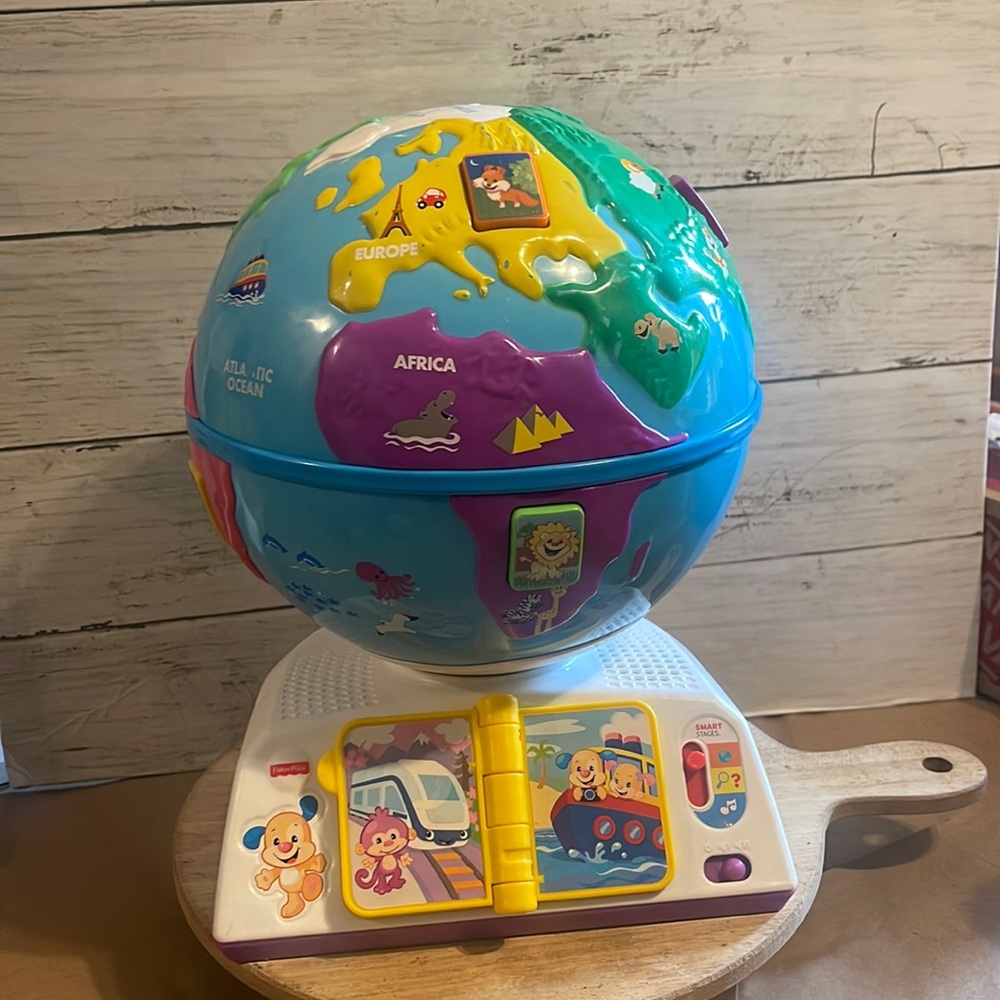 SOLD Fisher Price Laugh and Learn Greeting Globe Toy (Ages 18-36 months)